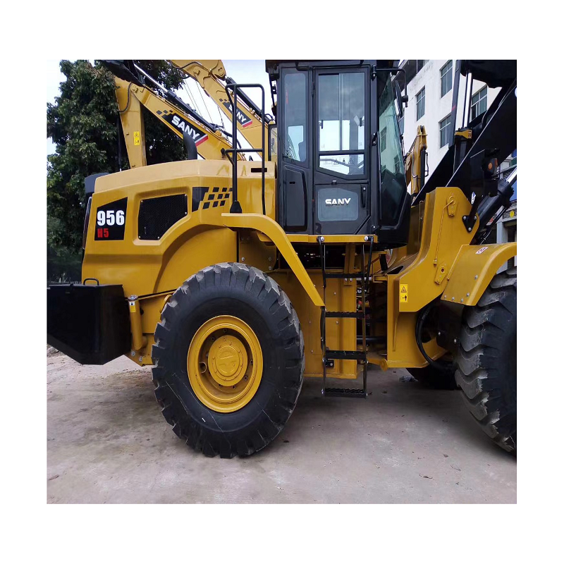 Cheap spot sale of Chinese brand original USED hydraulic wheel loader Sany SY 956H