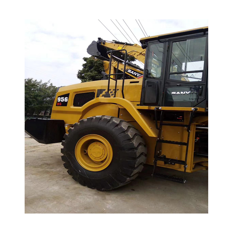 Cheap spot sale of Chinese brand original USED hydraulic wheel loader Sany SY 956H