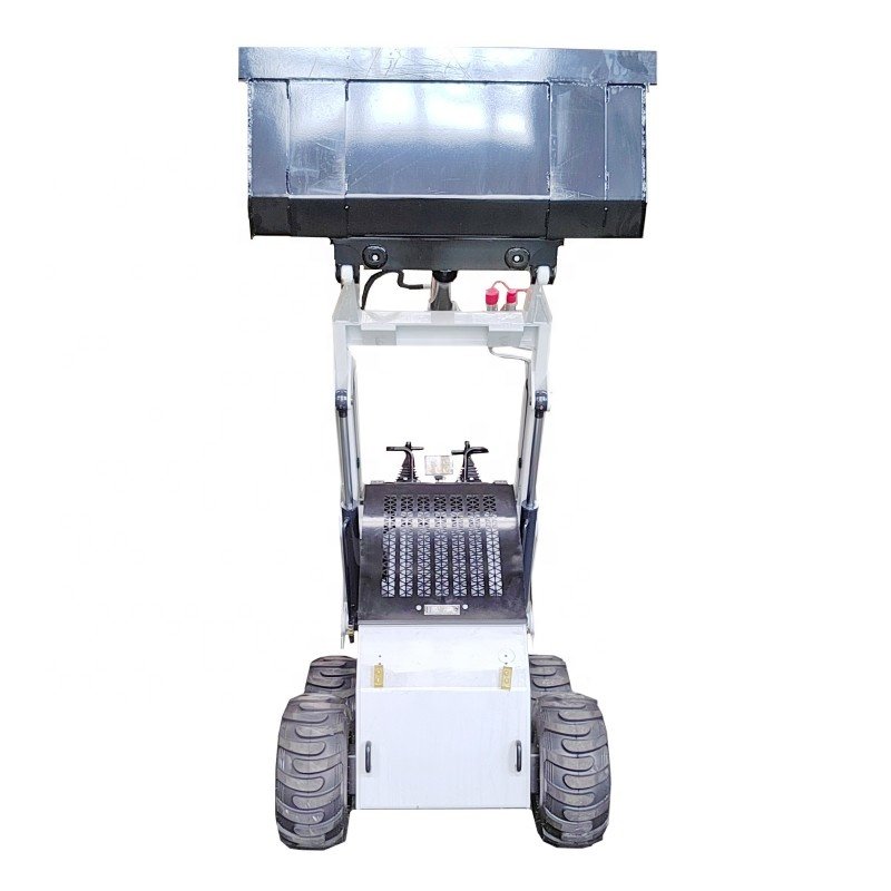 Manufacturer Mini Loader 4WD Tractor with Front End Loader and Backhoe Mini Tractors Yellow Green UNIQUE Training Long Power ISO