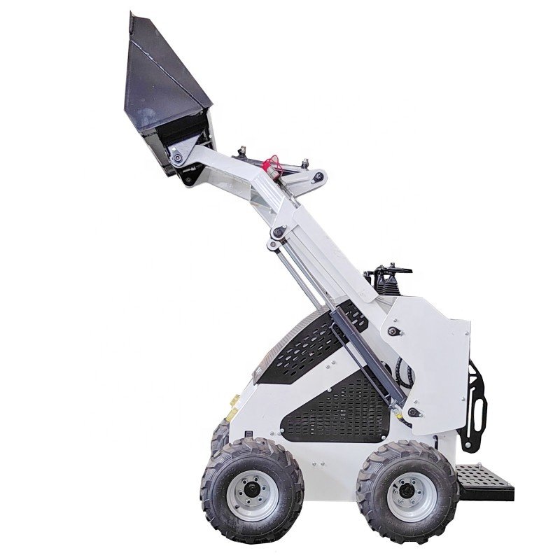 Manufacturer Mini Loader 4WD Tractor with Front End Loader and Backhoe Mini Tractors Yellow Green UNIQUE Training Long Power ISO