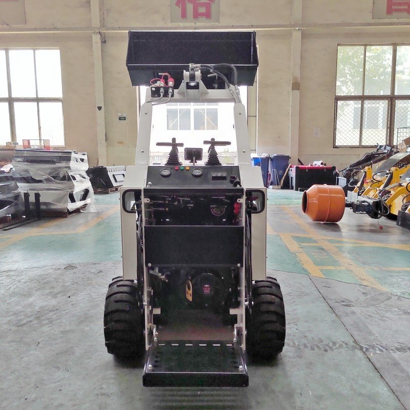 Manufacturer Mini Loader 4WD Tractor with Front End Loader and Backhoe Mini Tractors Yellow Green UNIQUE Training Long Power ISO
