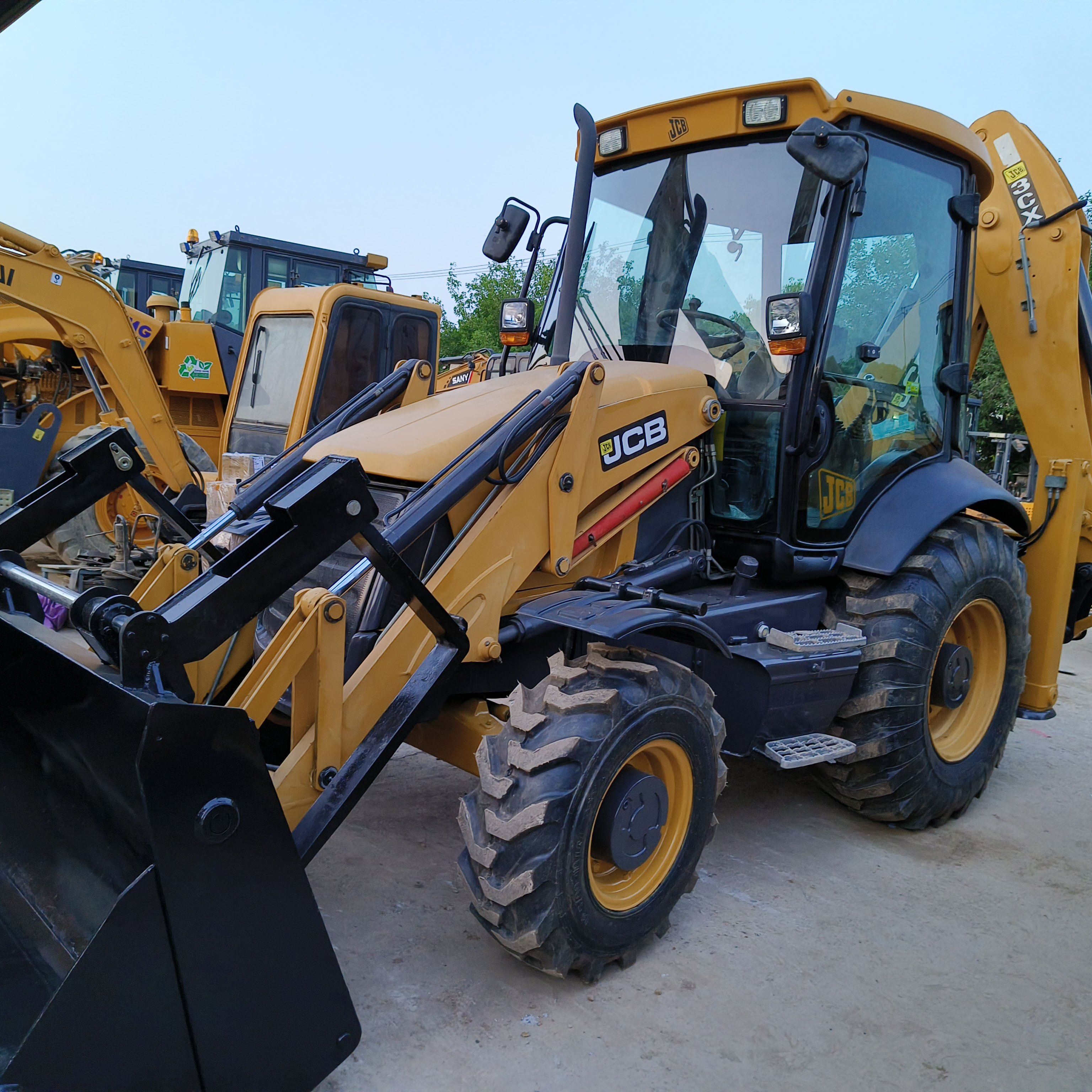 Used Original Backhoe Loader Secondhand Jcb 3CX 4CX Loaders Cheaper Price