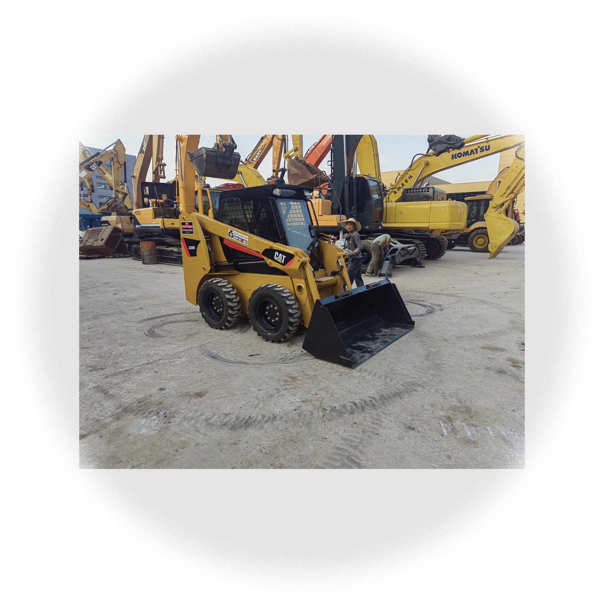 Used Loader Caterpillar 226b Small Wheel Loader CAT 226B Skid Steer second hand Cat226b Mini Loaders for Sale