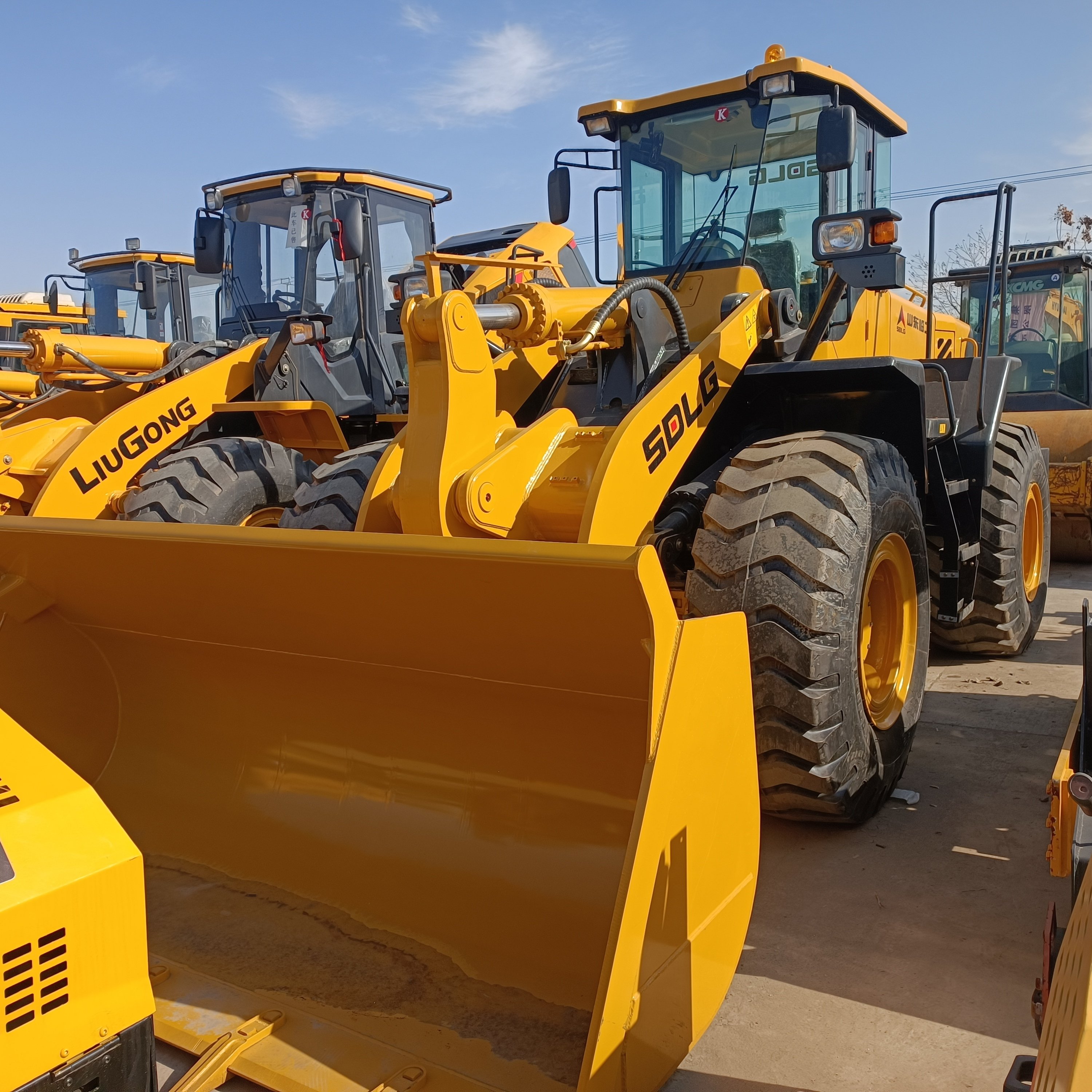 Original China Shandong Lingong 956L loader for sale,sdlg used loader lg956f