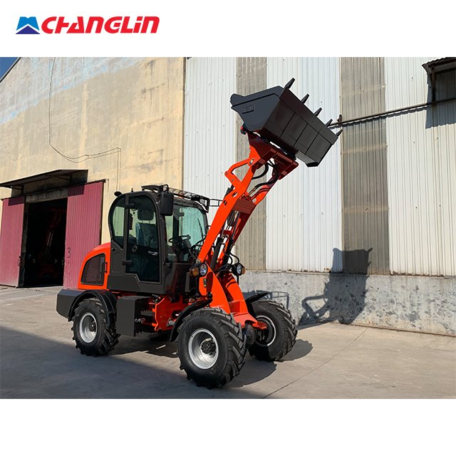 Changlin CE OEM Rated Load 1200kg Small Loaders China Micro Tractor Mini Wheel Loader