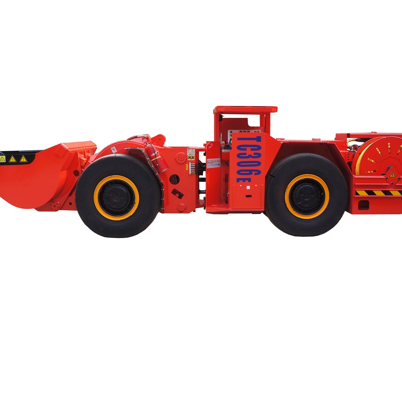 Underground Mining Electric Loader Electric Wheel Loader Scraper used for metal ore mining