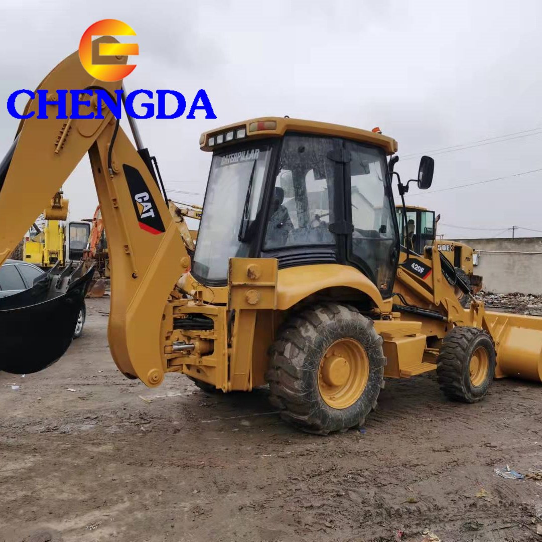 Original 416F 420F Used 4*4 Wheel Loader Backhoe For CAT