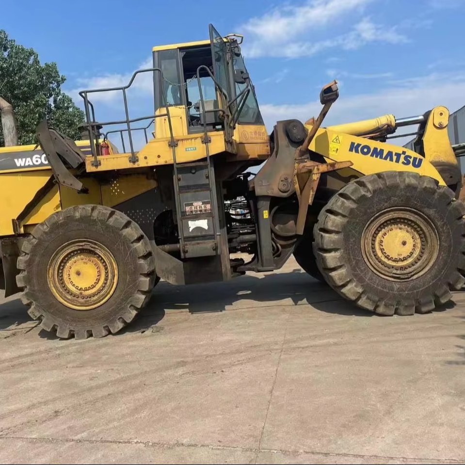 2012 used Komatsu WA600-6 second hand wheel Loader 50 to 60 ton WA600 best price for real buyers ready for IMMEDIATE shipment