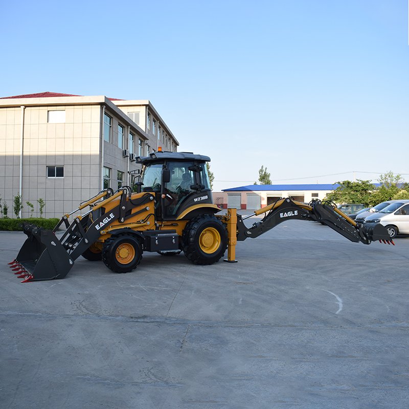 Epa Cheapest China Diesel Wheel Backhoe Loaders Mini Retroexcavadora Used Loader Mini Loadere Tractopelle
