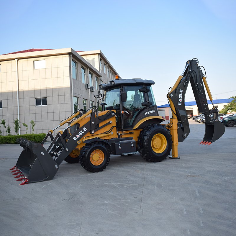 Epa Cheapest China Diesel Wheel Backhoe Loaders Mini Retroexcavadora Used Loader Mini Loadere Tractopelle
