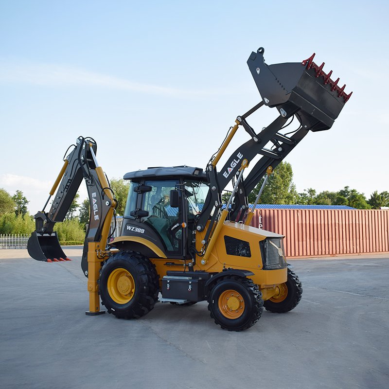 Epa Cheapest China Diesel Wheel Backhoe Loaders Mini Retroexcavadora Used Loader Mini Loadere Tractopelle