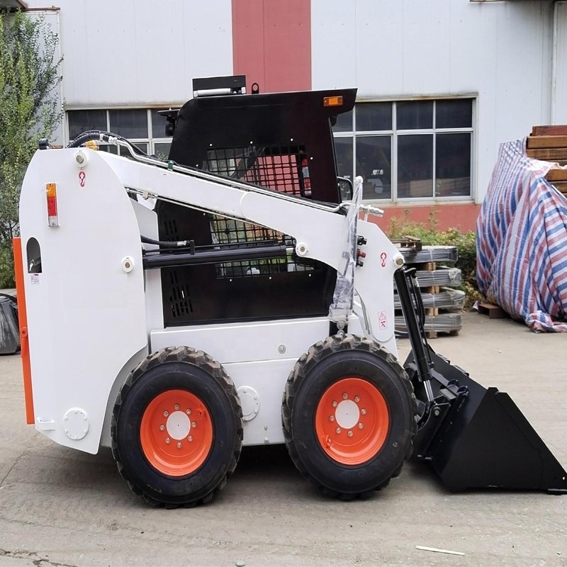 Dawying Mini Skid Steer Loader CE EPA Easy-to-Operate Hydraulic Wheel 1 Ton Rated Load 2 Ton Euro5 Engine Motor Pump Bucket Sale
