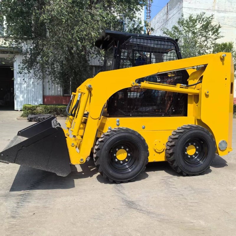 Dawying Mini Skid Steer Loader CE EPA Easy-to-Operate Hydraulic Wheel 1 Ton Rated Load 2 Ton Euro5 Engine Motor Pump Bucket Sale