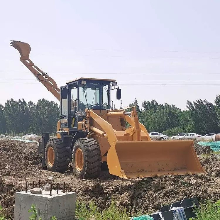 Earth Moving Machinery compact backhoe loader wheel excavator loader chinese backhoe loaders