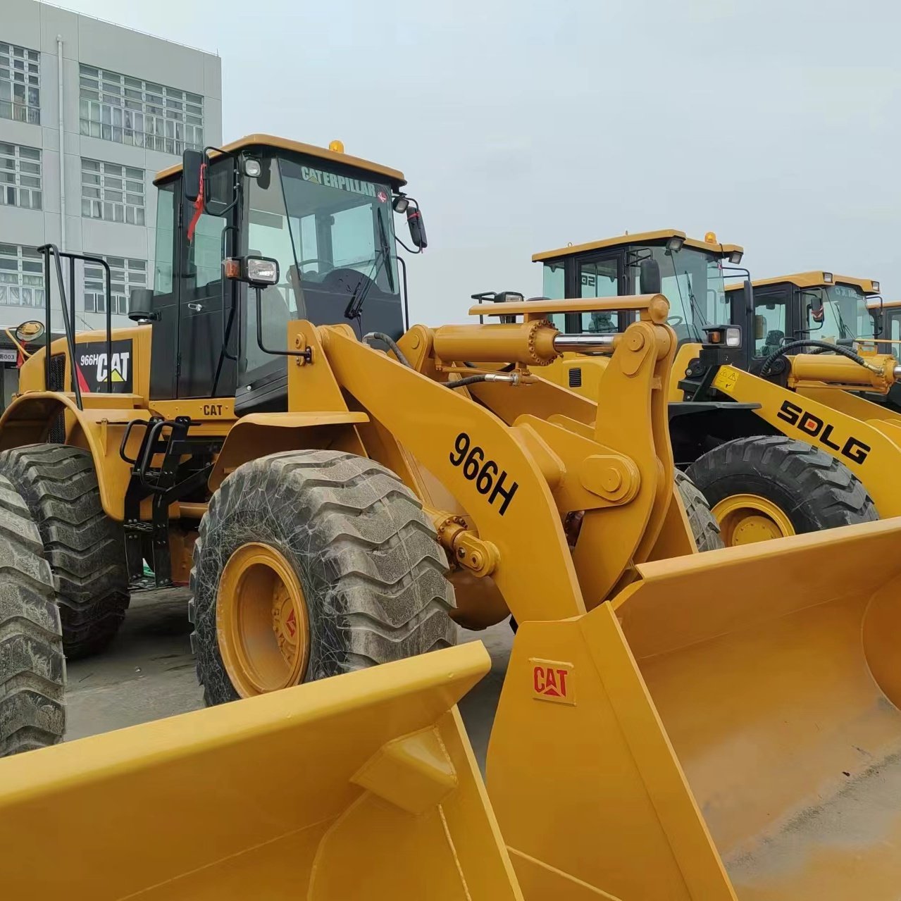 Low price hot sale in used loader Caterpillar 966H 950H 936H CAT medium and large loader 980C tire loader