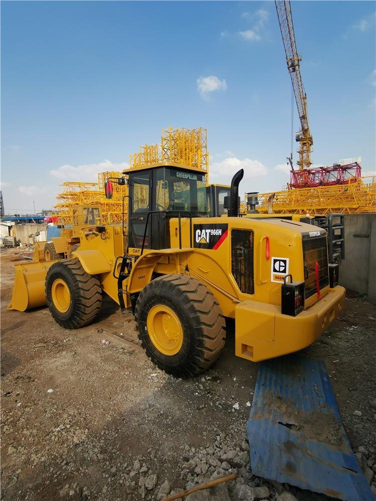 Caterpillar USA made original CAT 966H heavy wheel loader cheap price Caterpillar 6ton front end loader
