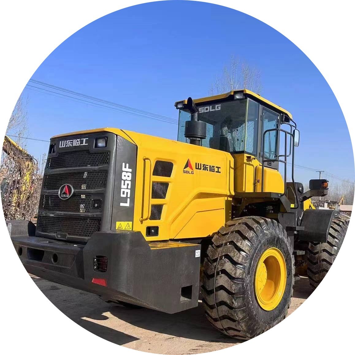 Made in China, original second-hand Shandong Lingong 958F loader for sale,second-hand Lingong 958F