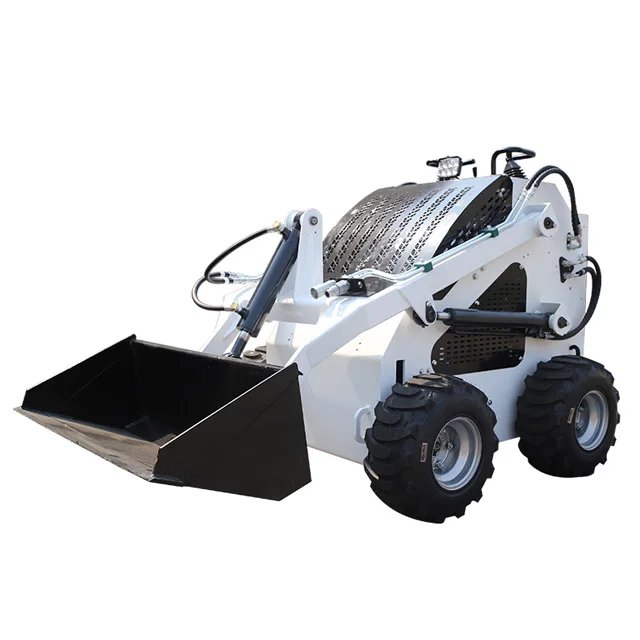Used New Wheel Mini Skid Steer Loader EPA Euro5 Cheap 380KG mini loader for sale