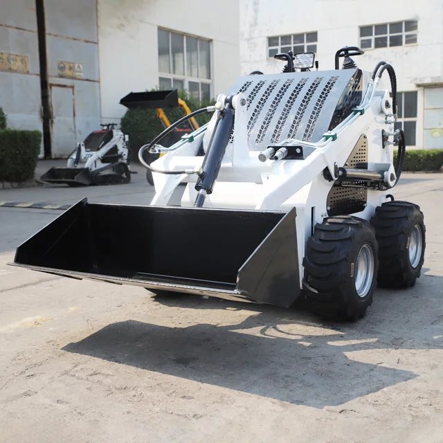 Used New Wheel Mini Skid Steer Loader EPA Euro5 Cheap 380KG mini loader for sale