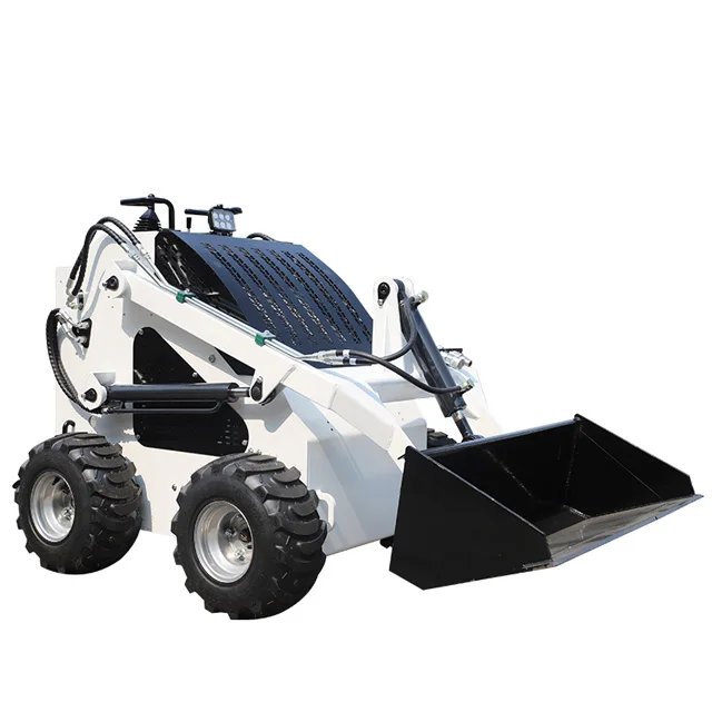 Used New Wheel Mini Skid Steer Loader EPA Euro5 Cheap 380KG mini loader for sale