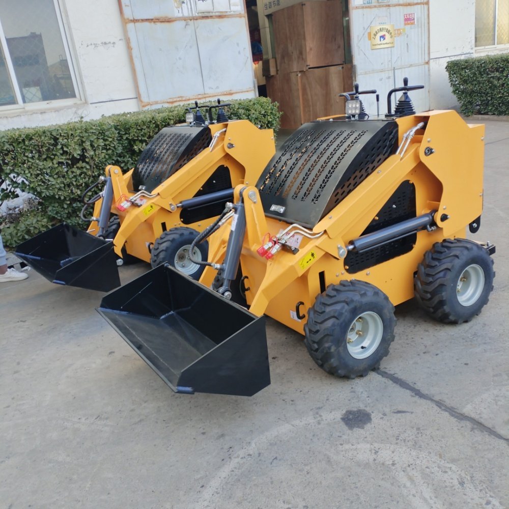 Euro 5 CE EPA China Manufacturer Small mini Skid steer loader 500KG 1 ton Mini Wheel Loader skid used loaders Fast delivery