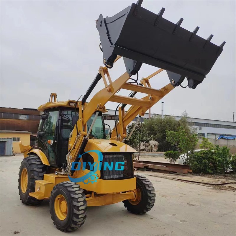 Diying Simple maintenance Caterpillar CAT 420F Used Backhoe Loader for Municipal Engineering