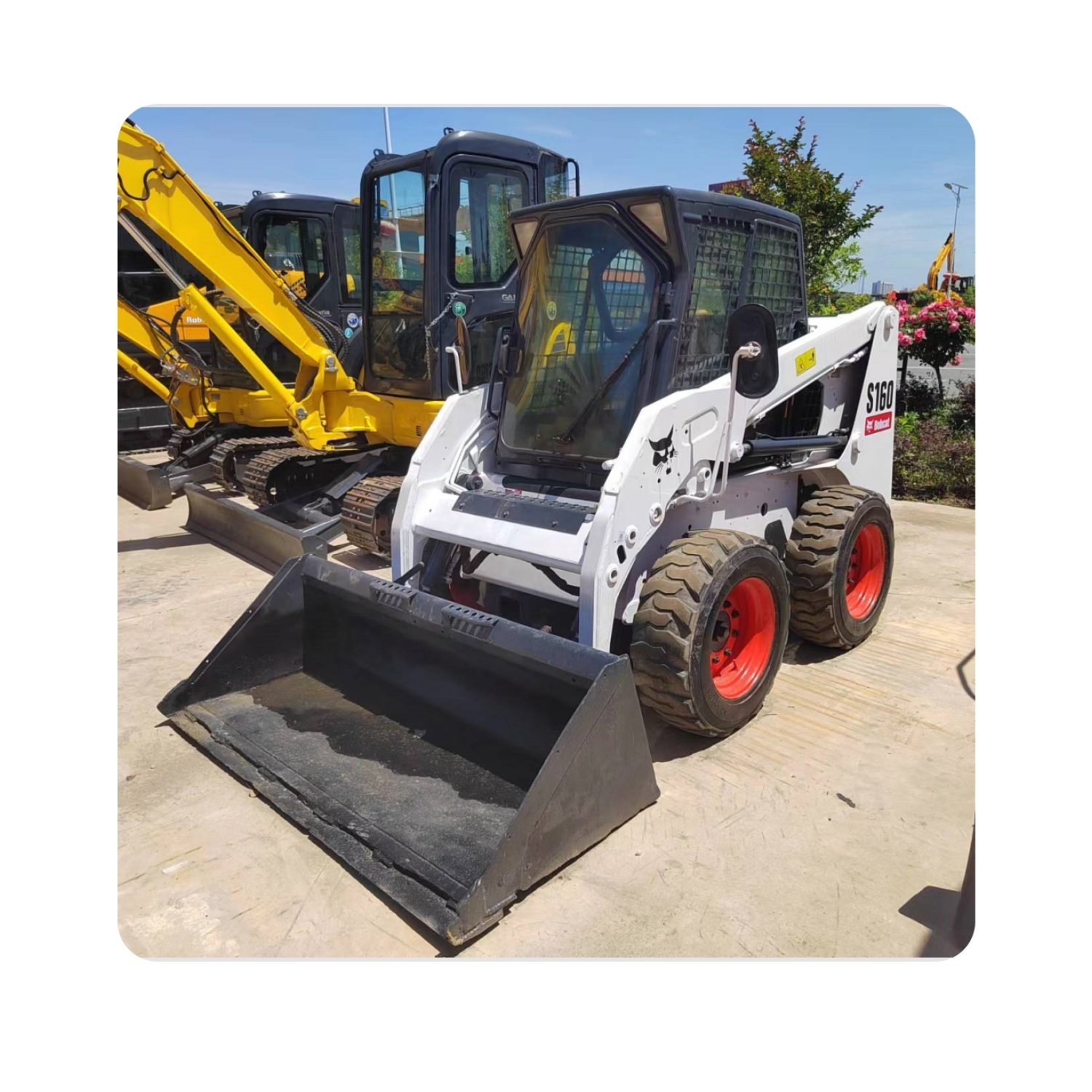 Good condition low working hours used loader second hand Bobcat S160 Skid Steer Loader for sale