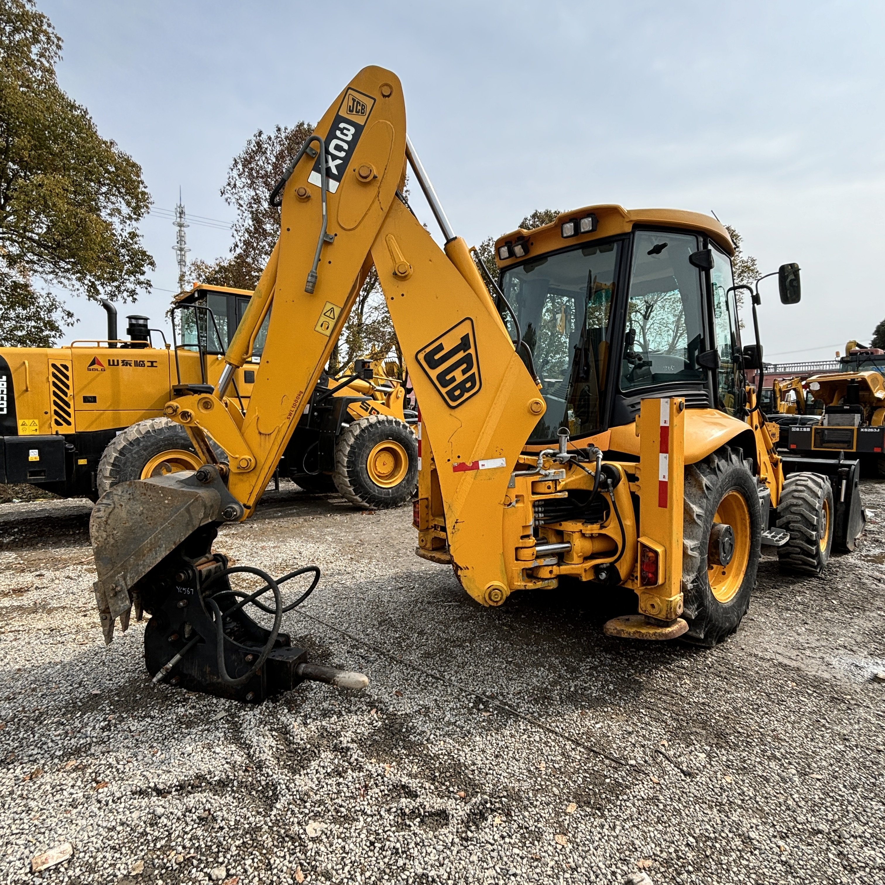 Original Used Jcb 3cx 4cx Backhoe Loader 4 Wheels 7 Tons Used Excavating Loader Secondhand Machine Jcb 3cx 4cx For Sale