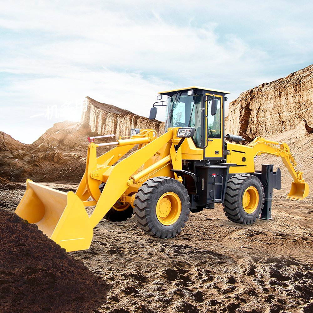 Backhoe Loader Backhoe Loader China Small Wheel Mini 4x4 Tractor Excavator Digger Backhoe Loader For Sale