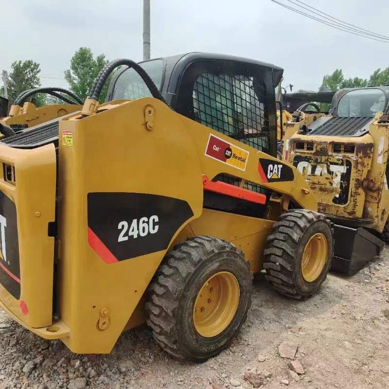 used Caterpillar machinery 246D Skid Steer Used Cat 246C Skid Steer Loader Second Hand Cat Loader Machine