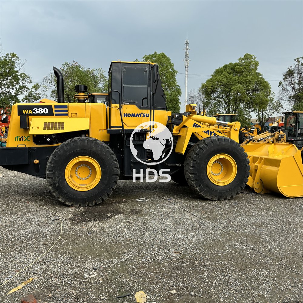 Used Japan Komatsu WA380 WA320 WA350 WA400 WA430 mining wheel loader, used Komatsu loader equipment 380 loader at factory price