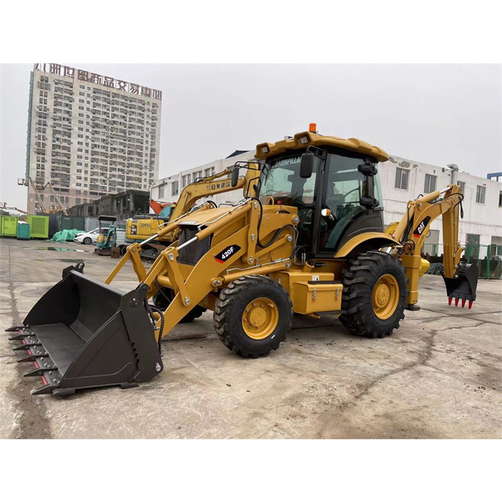 Used Laoder 8ton Second-Hand Frontend Agricultural Tractors 430F 420F Cat Used Wheel Loader