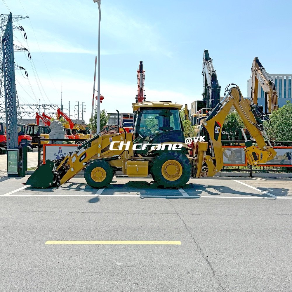 Minicargador CAT 420 F2 420F 430F 420E backhoe loader 4x4 used Caterpillar 420F backhoe loader high quality for sale