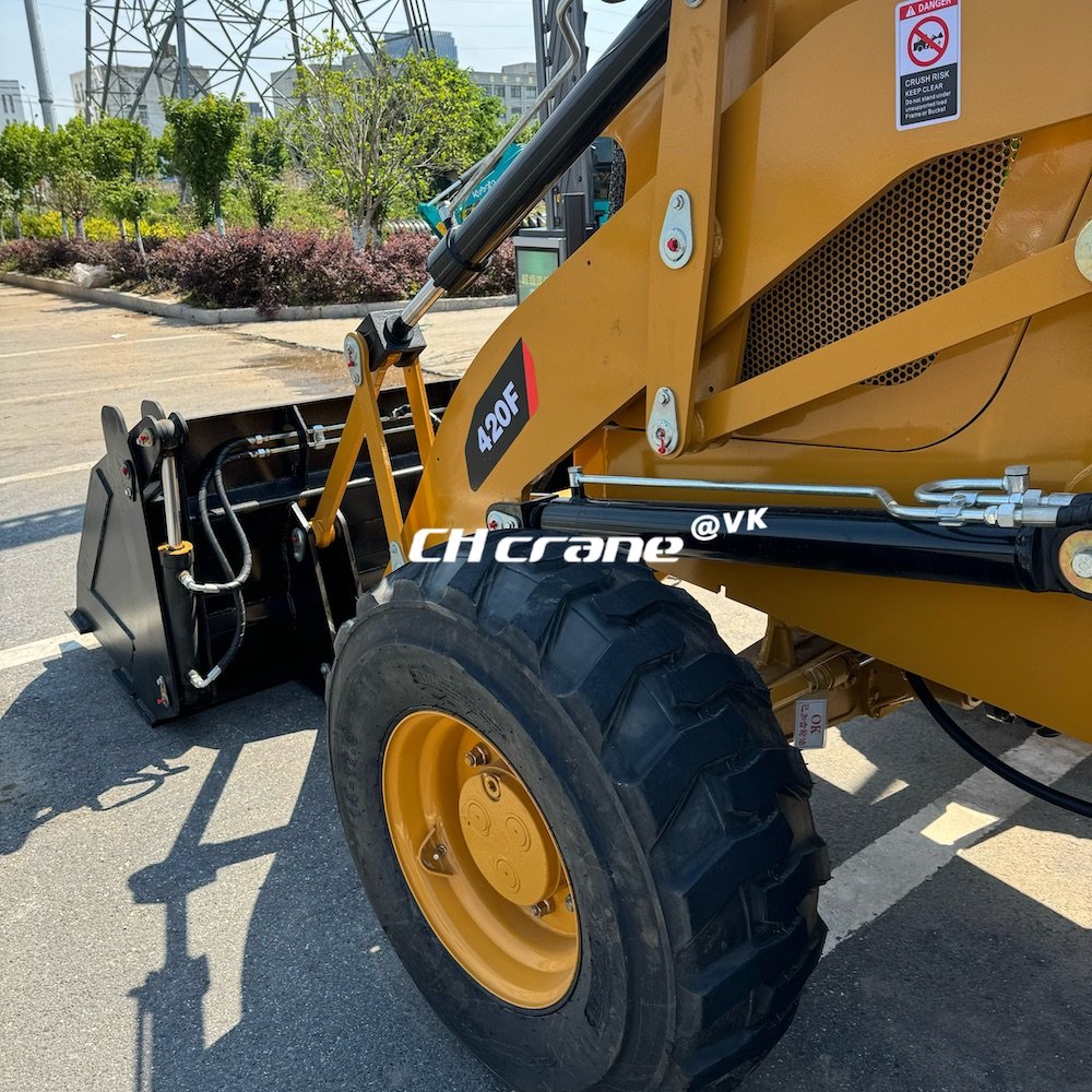 Minicargador CAT 420 F2 420F 430F 420E backhoe loader 4x4 used Caterpillar 420F backhoe loader high quality for sale