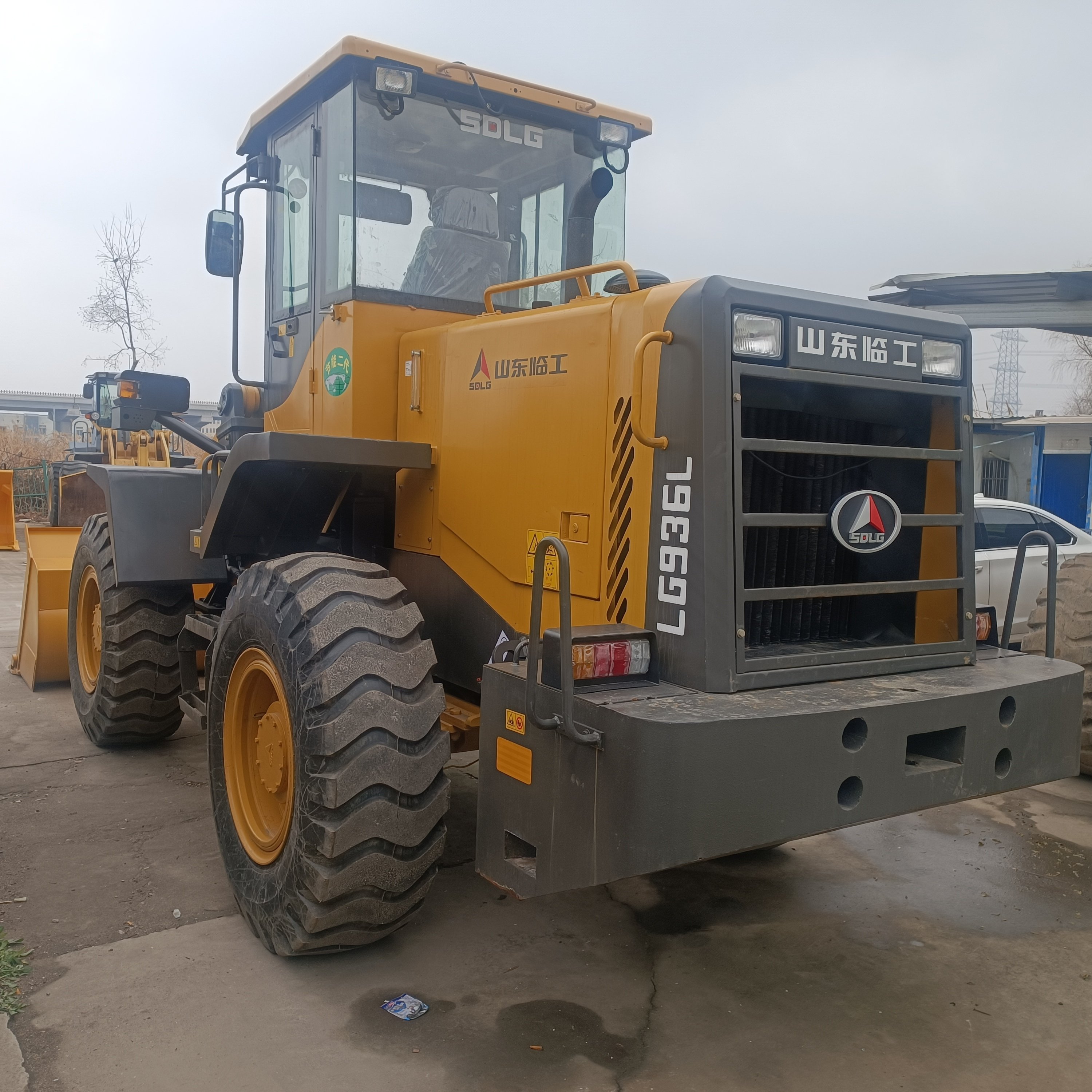 Lingong 956L 5-ton original front-end loader for sale,used sdlg lg 956l