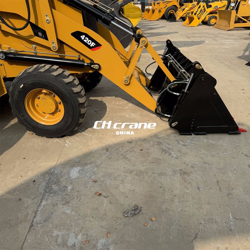 Hot-selling used cat 420 backhoe loader in good condition cat 416F 416F2 416E 420F2 420F 420E backhoe loader on sale