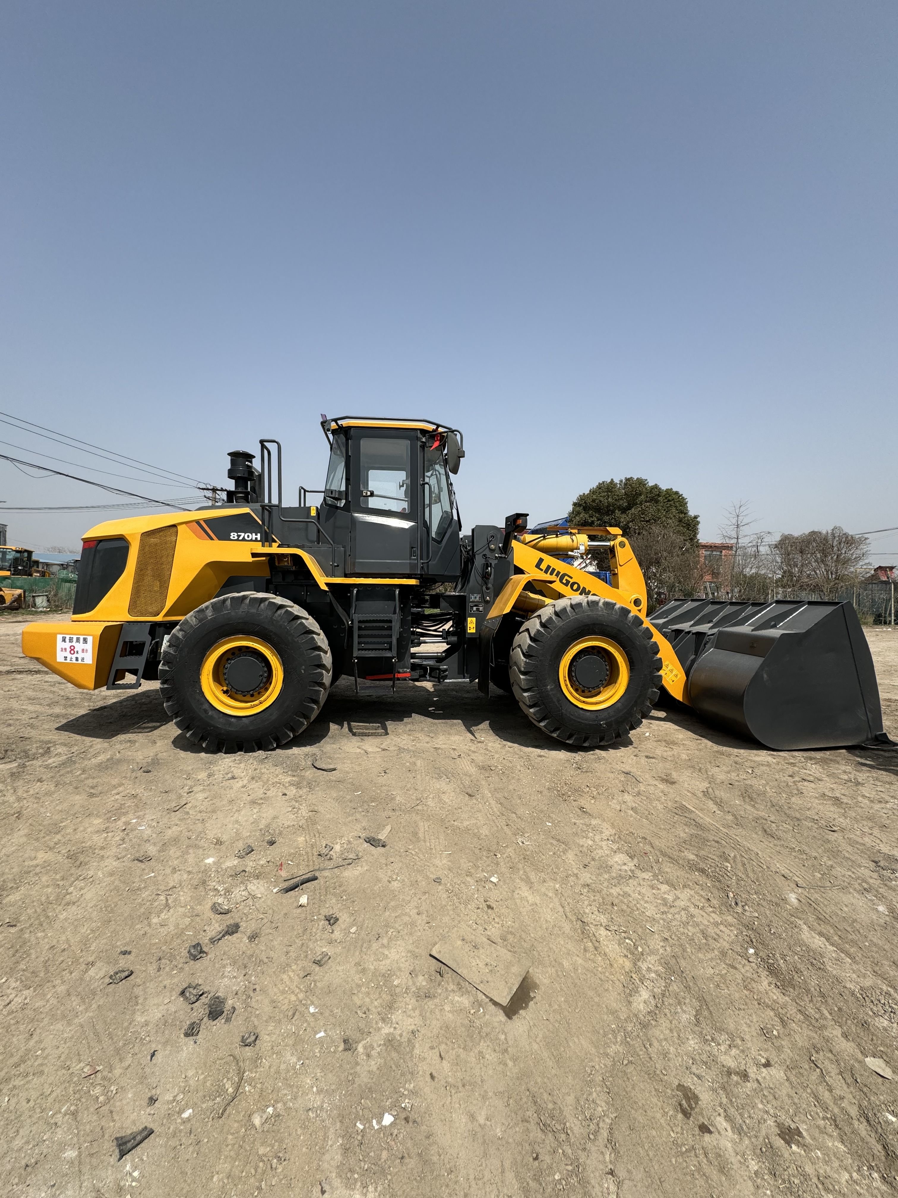 Liugong CLG870H Liugong wheel loader Tractor Cummins engine China made used cheap Liugong CLG856 CLG860 CLG870 on stock