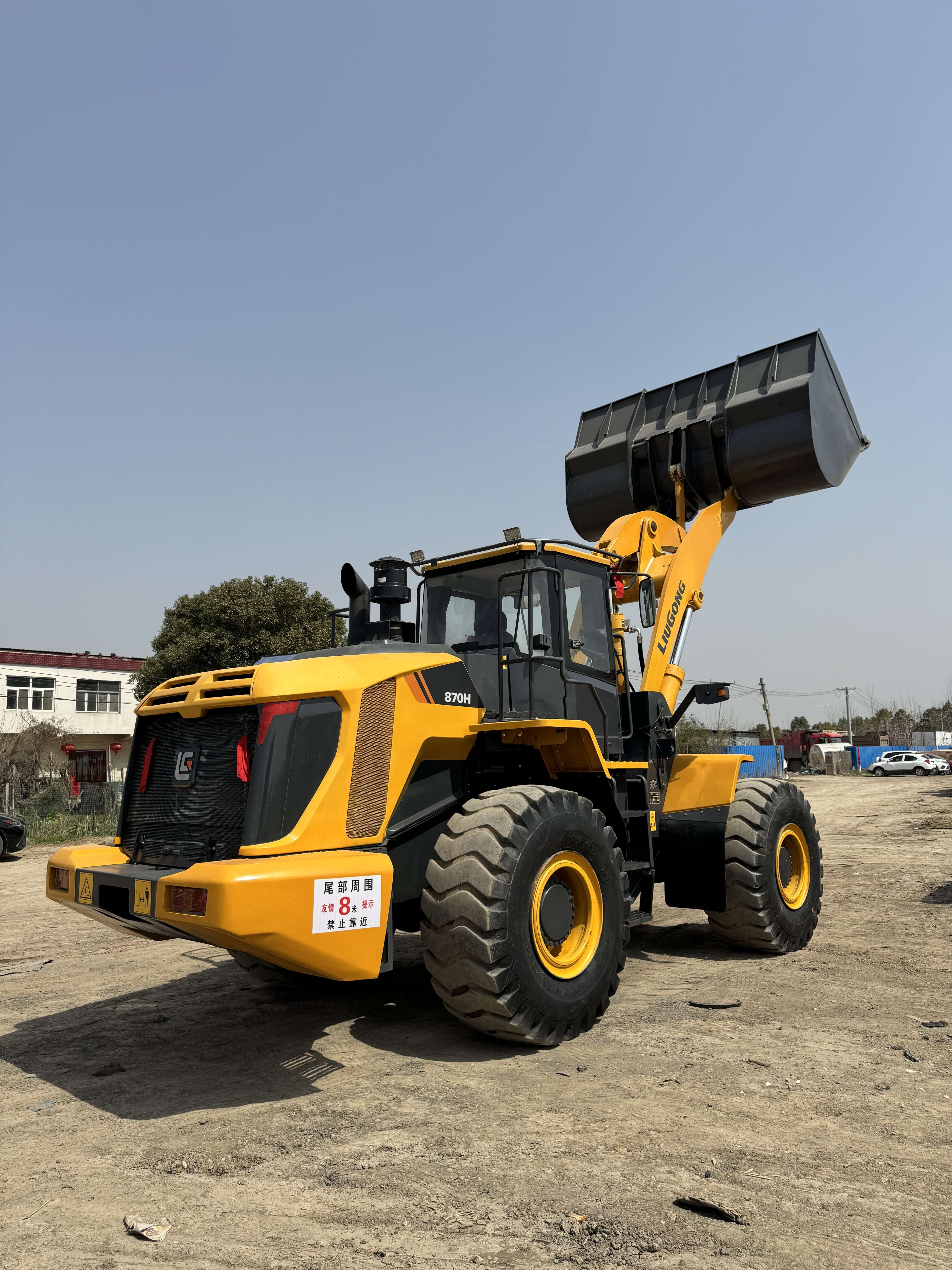 Liugong CLG870H Liugong wheel loader Tractor Cummins engine China made used cheap Liugong CLG856 CLG860 CLG870 on stock