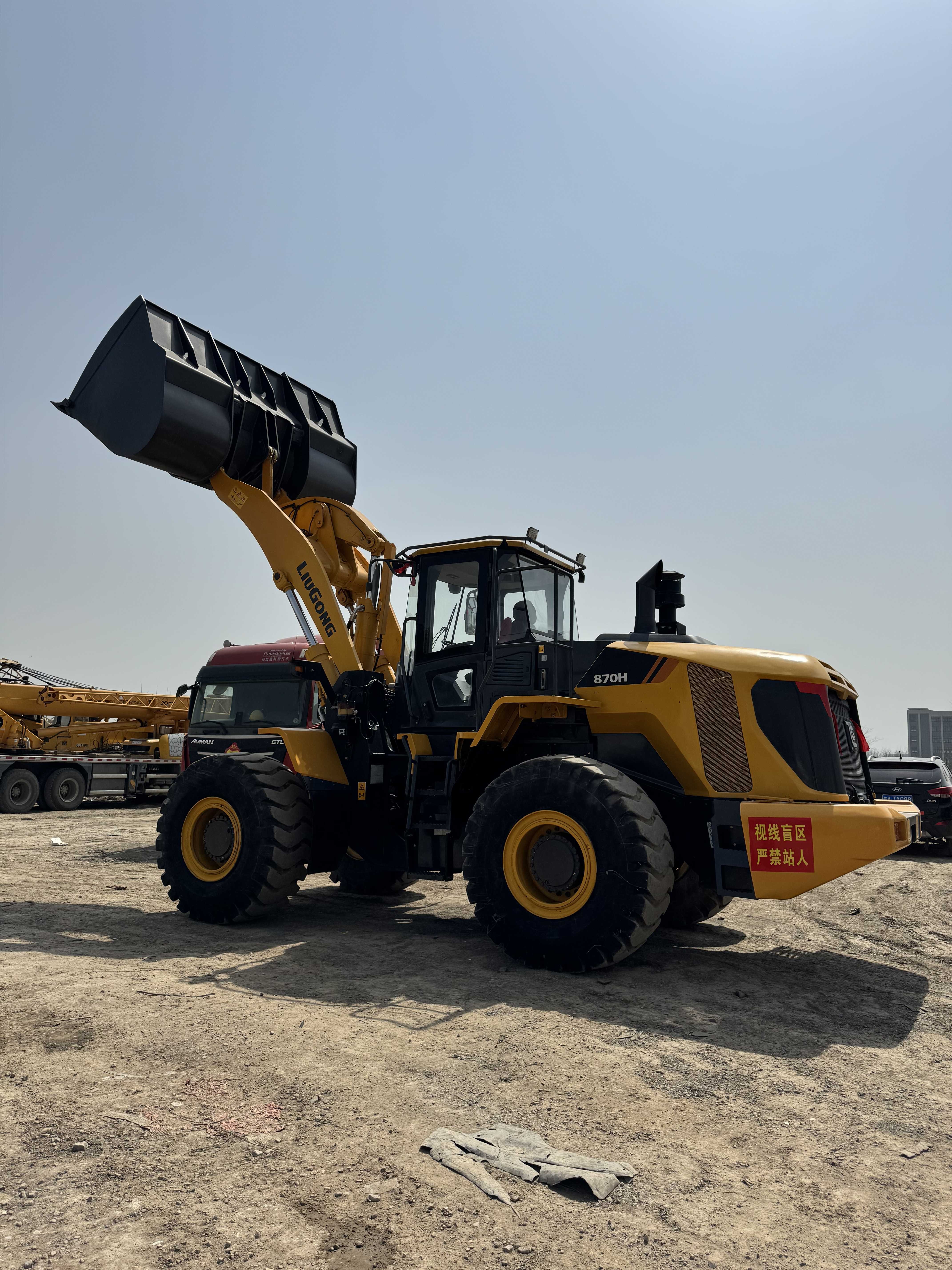 Liugong CLG870H Liugong wheel loader Tractor Cummins engine China made used cheap Liugong CLG856 CLG860 CLG870 on stock