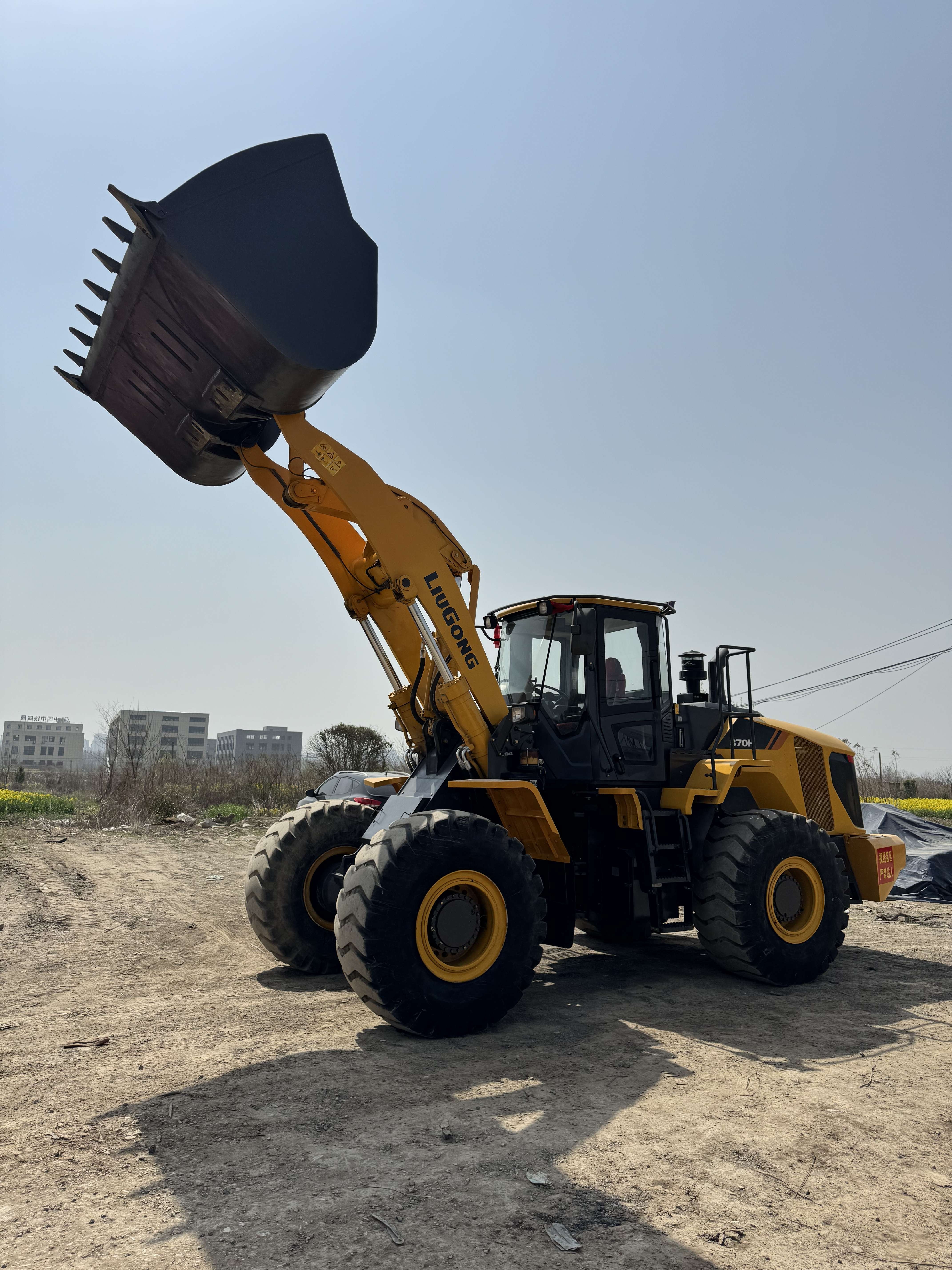 Liugong CLG870H Liugong wheel loader Tractor Cummins engine China made used cheap Liugong CLG856 CLG860 CLG870 on stock