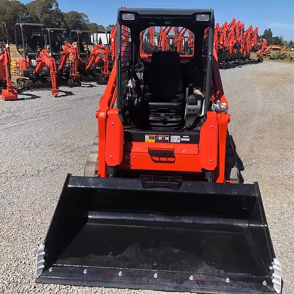 Best 2024 Supply New Kubota SVL75-2 74 HP Skid Steer Loader Compact Comes with 68" HD Bucket with Bolt on Cutting Edge