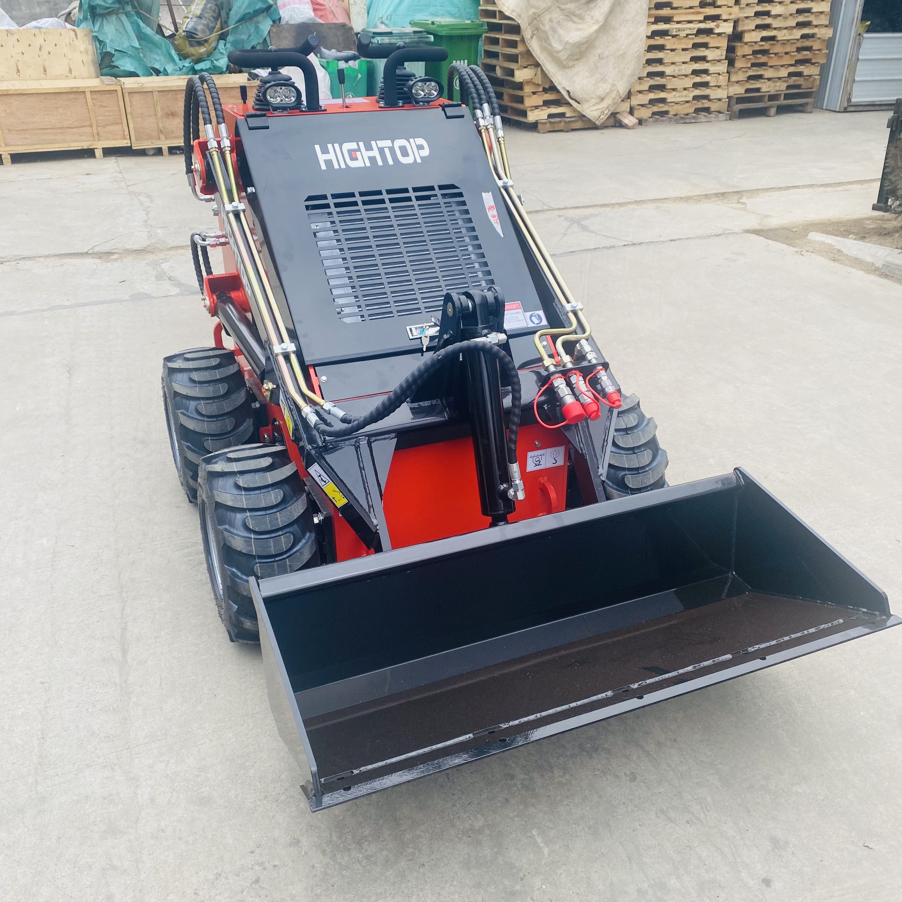 !! Cheap Mini Skid Steer Loader Diesel Mini Skid Steer Used Loaders For Sale Wheel Loader Mini 1 Ton 0.6 Ton