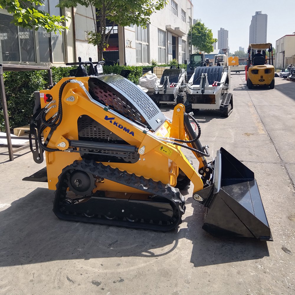 KDMA SKD360C Electric Mini Skid Steer Loader Multiple Attachments Used Earth-Moving Machine Featuring Motor Pump Gear Chinese