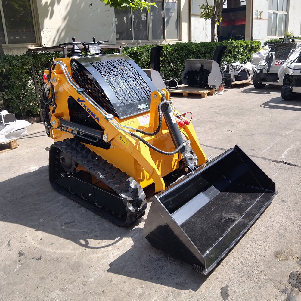 KDMA SKD360C Electric Mini Skid Steer Loader Multiple Attachments Used Earth-Moving Machine Featuring Motor Pump Gear Chinese
