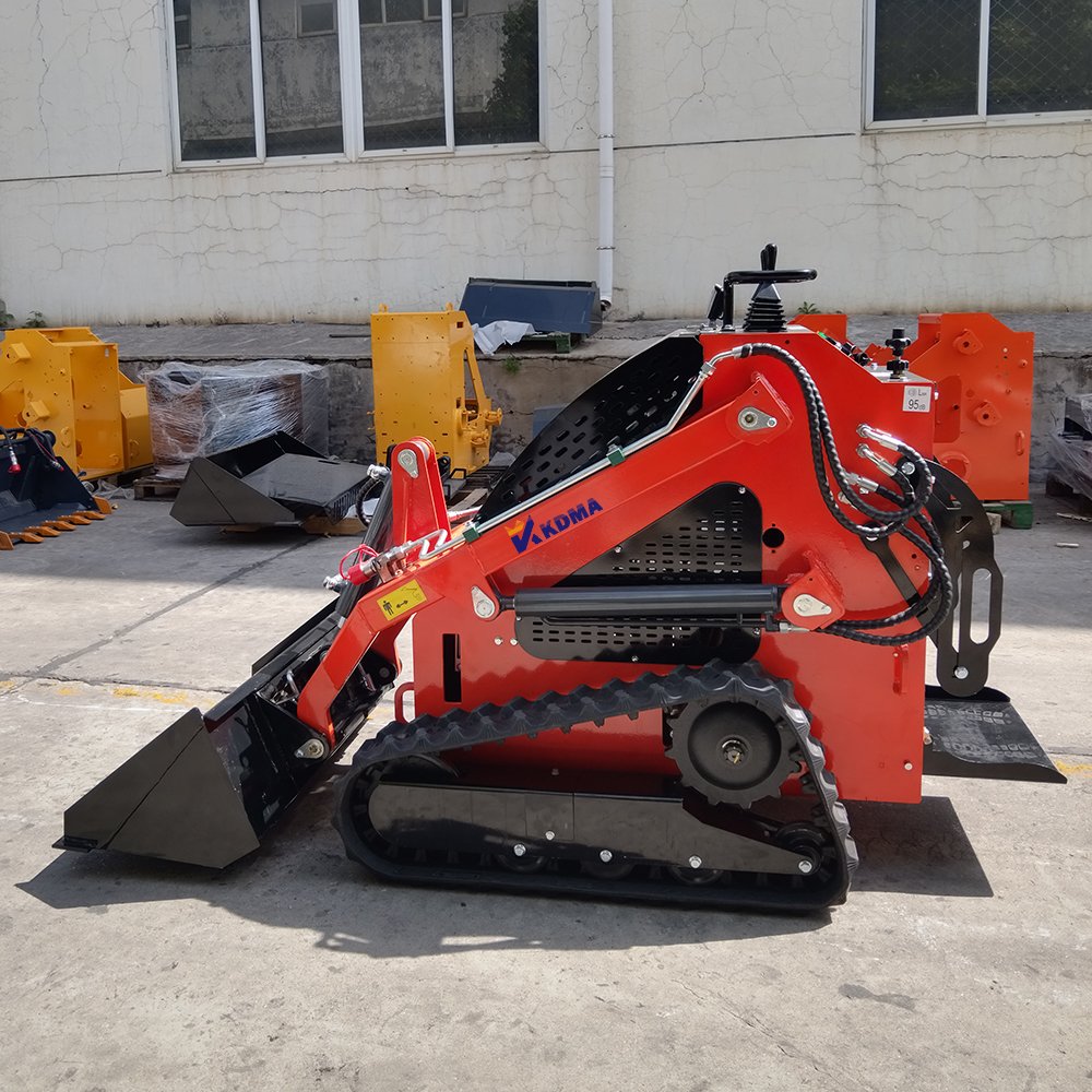 KDMA SKD360C Electric Mini Skid Steer Loader Multiple Attachments Used Earth-Moving Machine Featuring Motor Pump Gear Chinese