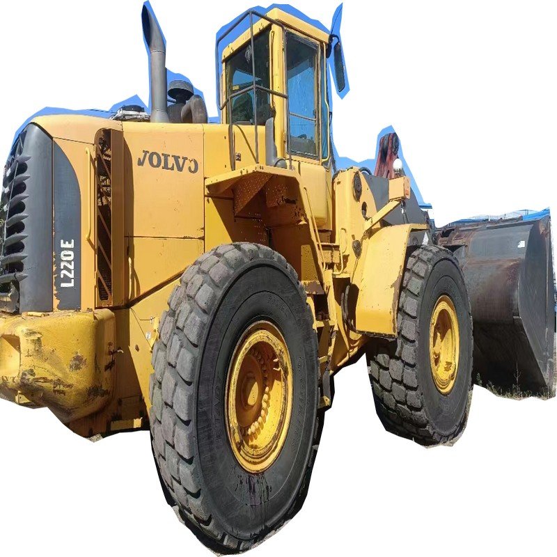 Used Volvo L220E Heavy Duty Front End Loader Second Hand Volvo L50E L60E Front Discharge Loader