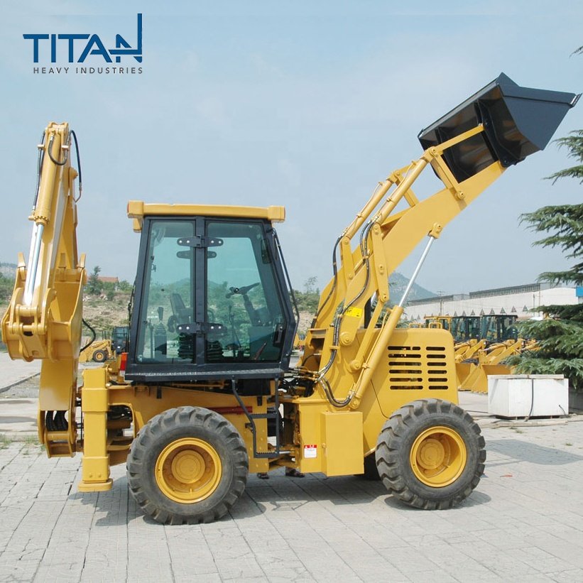 CE ISO TL30-25 OEM Front Loader 4WD Mini Towable Backhoe with Max Digging Depth 4080mm Sell to Russia Germany Poland USA