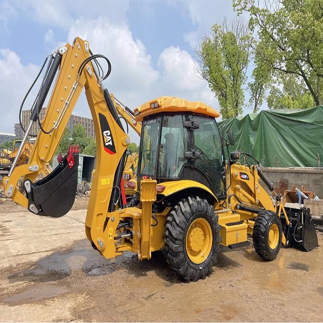 CAT 420F Mini Skid Steer Loader Cheap Used New Backhoe Pump Bucket CAT Mini Skid Steer Engine CAT 4X4 Backhoe Loader