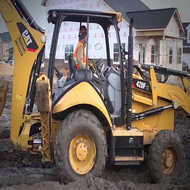 CAT 420F Mini Skid Steer Loader Cheap Used New Backhoe Pump Bucket CAT Mini Skid Steer Engine CAT 4X4 Backhoe Loader