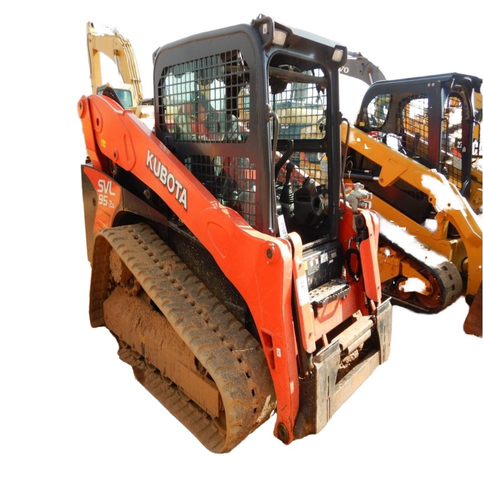 Hot Sale 60HP New Model Wolf Skid Steer Loader CE Certification 850kg Capacity Multi-Function Kubota Cat Used Engine Bucket
